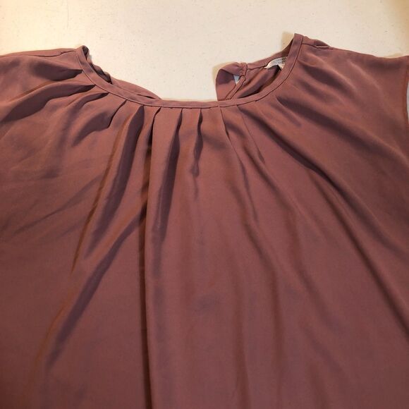 Retro Womens Blouse Top XL Lace Tie Back Coquette Feminine Romantic Cottagecore - Picture 3 of 8